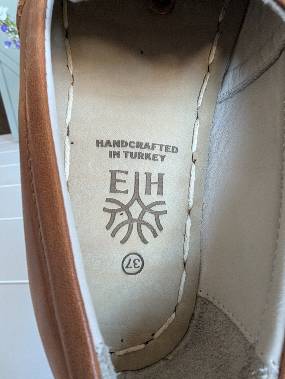 Earthing Harmony Slip-On Leather Casual Shoes - Tan - Picture 3 of 7